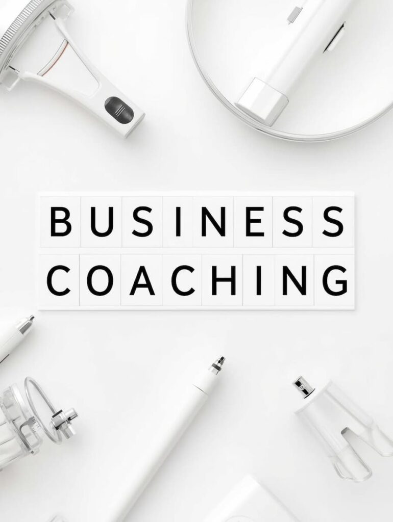 Schriftzug Business Coaching
