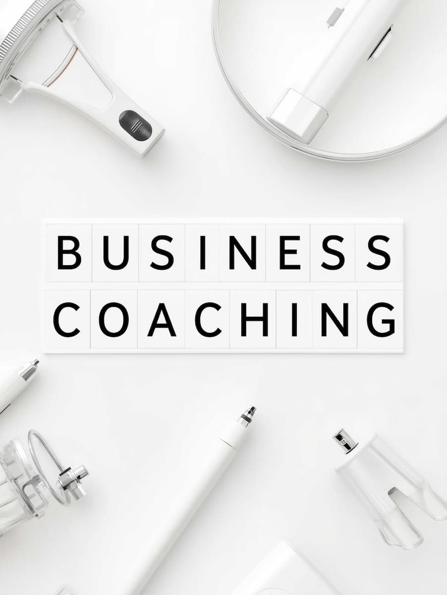 Schriftzug Business Coaching